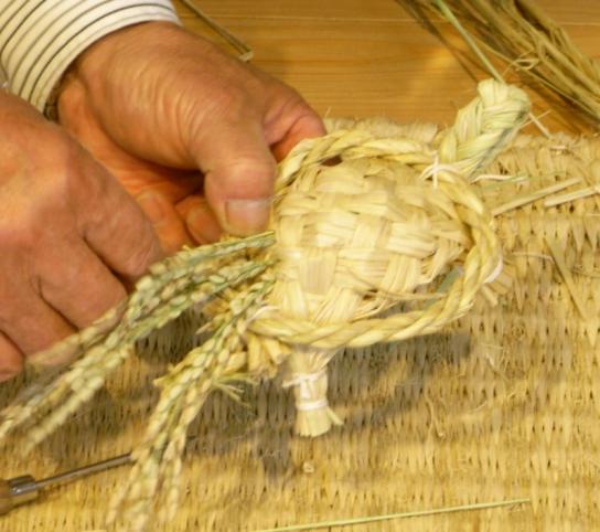わら細工を作ろうb